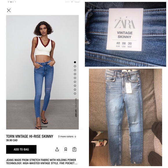 Zara Jeans - Picture 1 of 1